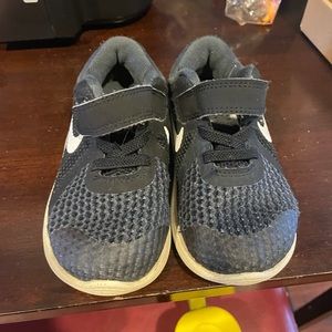 Black Nike 7c Kids Sneakers